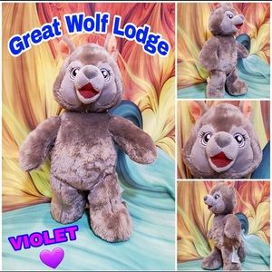 Build-a- bear Violet wolf great wolf lodge